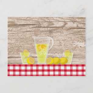 Tarjeta de recetas Lemonade