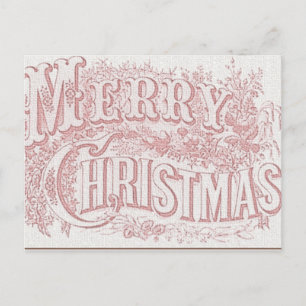 Tarjeta de recetas navideñas de Feliz