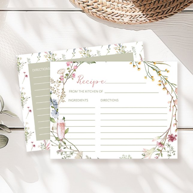 Tarjeta de recetas para Petales y Ducha Bridal Pro (Subido por el creador)