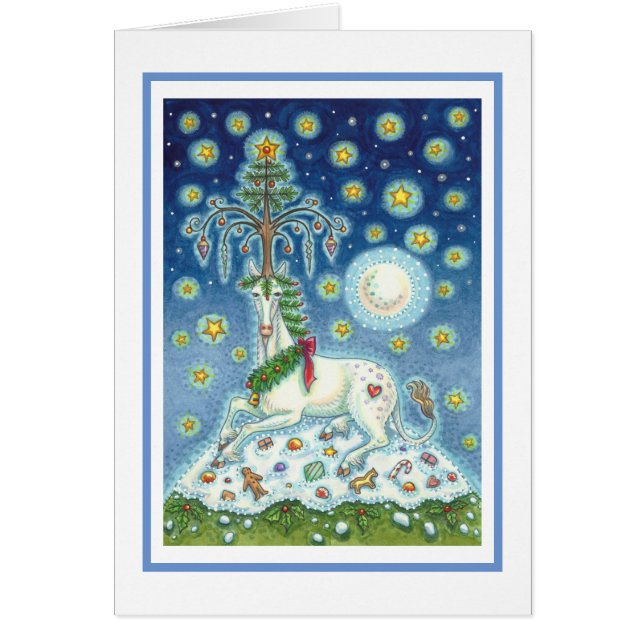 TARJETA DE RECIBIMIENTO B DE NAVIDADES MAGIC UNICO (Frente)