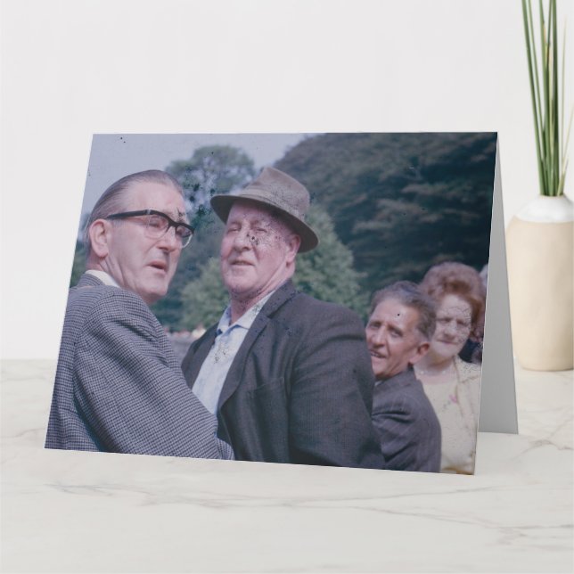 TARJETA DE RECIBIMIENTO DE 50 CUMPLEAÑOS (Anverso)