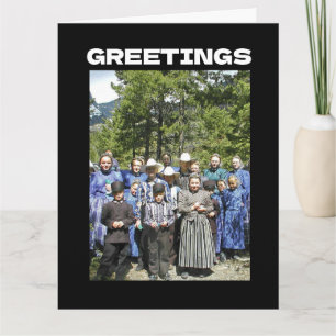 TARJETA DE RECIBIMIENTO DE GRACIAS AMISH