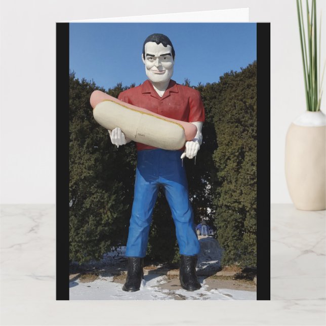TARJETA DE RECIBIMIENTO DE HOT DOG MAN (Anverso)