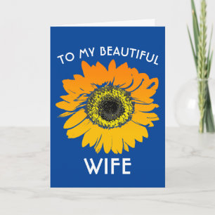 TARJETA DE RECIBIMIENTO DE LA ESPOSA DE CUMPLEAÑOS