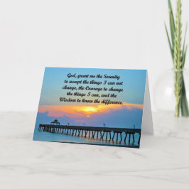 TARJETA DE RECIBIMIENTO DE LA ORACIONES DE SERENID