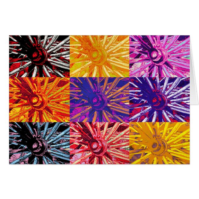 TARJETA DE RECIBIMIENTO DE LA RUEDA DE WAGON (Anverso (Horizontal))