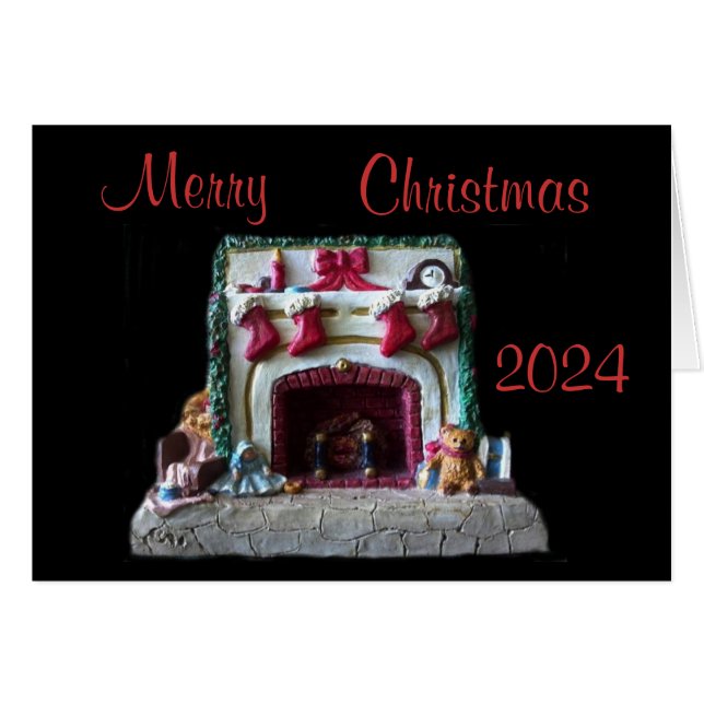 TARJETA DE RECIBIMIENTO DE MANTELES DE CHRISTMS 20 (Anverso (Horizontal))