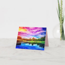 TARJETA DE RECIBIMIENTO DEL RÍO DE RAINBOW