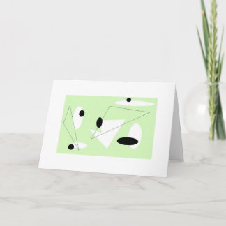 TARJETA DE RECIBIMIENTO EN BLANCO ABSTRACTA DE MIN