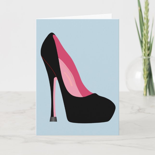 TARJETA DE RECIBIMIENTO EN BLANCO DE ZAPATOS DE AL (Anverso)