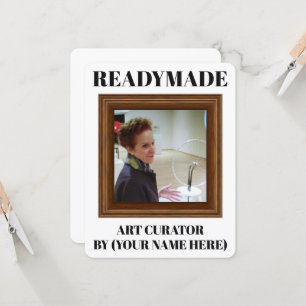 TARJETA DE RECIBIMIENTO PLANA READYMADE