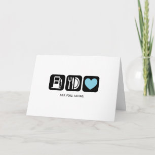 Tarjeta de recién nacido: Amante de los alimentos