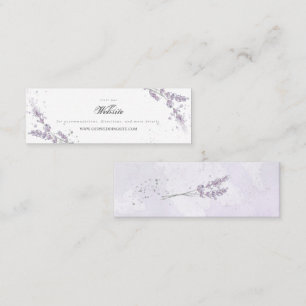 Tarjeta de recinto del sitio web del boda de lavad