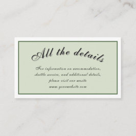 Tarjeta de recinto Victorian Meadow