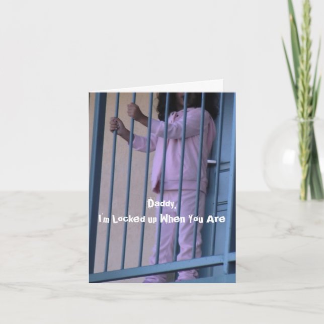 Tarjeta de recluso cristiano con mensaje de gospel (Anverso)