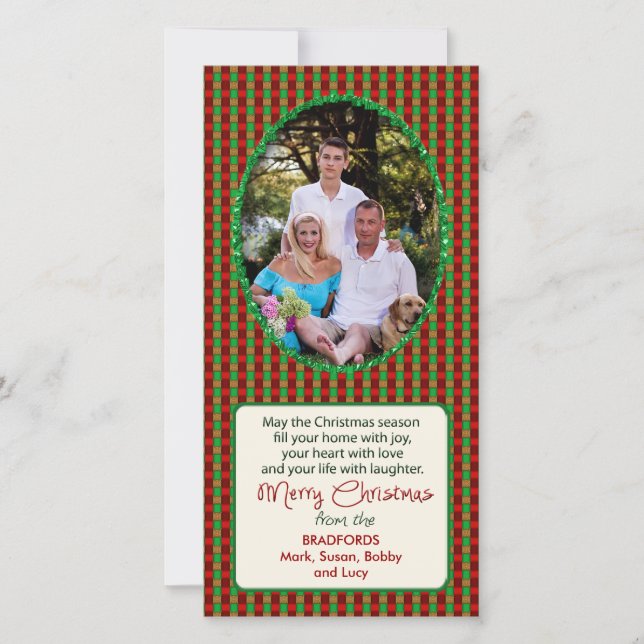 TARJETA DE RECOGIDA DE FOTOS DE navidades - PLACA  (Anverso)