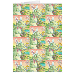 TARJETA DE RECOGIDA TIRÁNNOSAURUS T-REX EASTER BUN