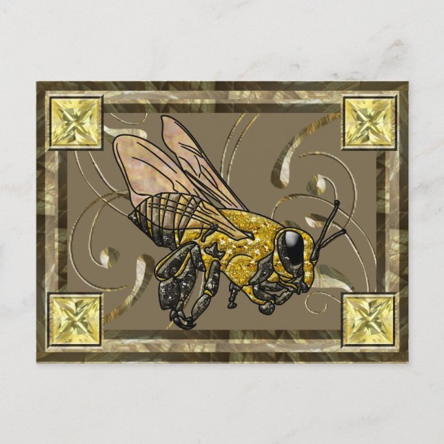 Tarjeta de recolector de abejas de miel (Anverso)