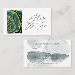 Tarjeta De Recomendación Agato turquesa