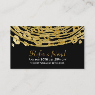 Tarjeta De Recomendación Amiga Referida Exótica de Estampado de Guepardo Go
