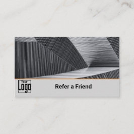 Tarjeta De Recomendación Amigo del Naranja de imágenes de Personalizado clá