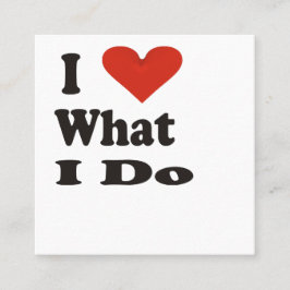 Tarjeta De Recomendación Amo lo que hago