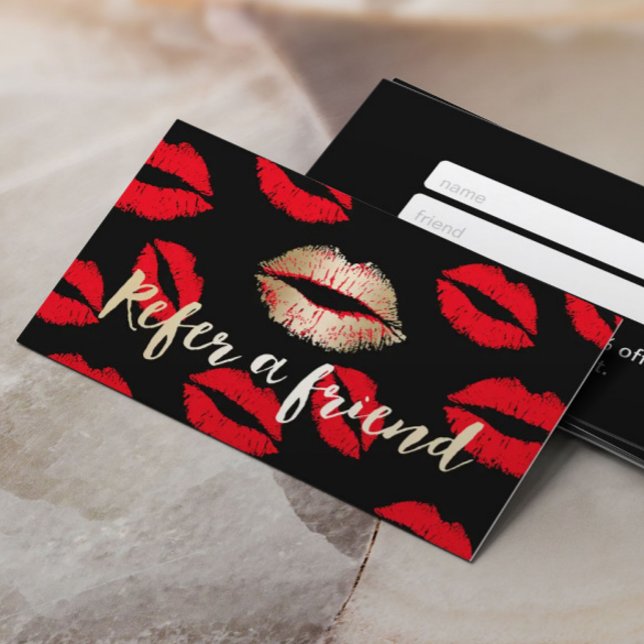 Tarjeta de recomendación | Artista de maquillaje d (Subido por el creador)