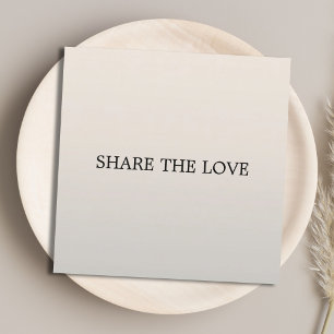 Tarjeta De Recomendación Belleza Faux Silver Simple