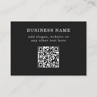 Tarjeta De Recomendación Código QR promocional de empresa