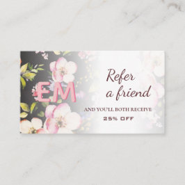 Tarjeta De Recomendación Color de agua rosas amarillas rosas rosas rosas ne