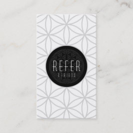 Tarjeta De Recomendación consultar una geometría sagrada de un amigo