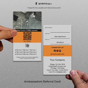 Tarjeta De Recomendación Convertir a los clientes leales en embajadores