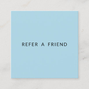 Tarjeta de Recomendación de Bienes Raíces Azul Pas