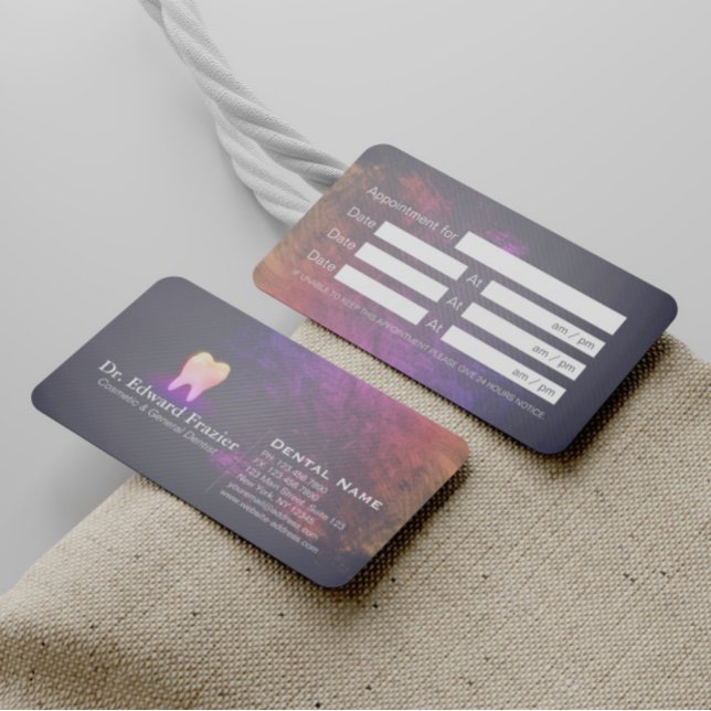 Tarjeta De Recomendación Dentista Profesional Clínica Dental Rosa Oro Dient (Subido por el creador)