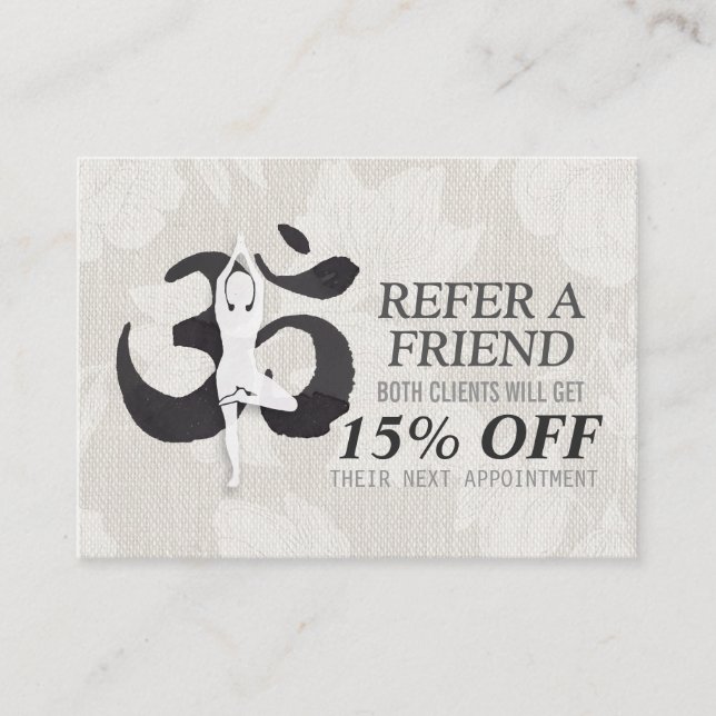 Tarjeta De Recomendación Derivación del instructor de mediación de Rótulo d (Anverso)