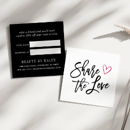 Tarjeta De Recomendación Difunde el amor