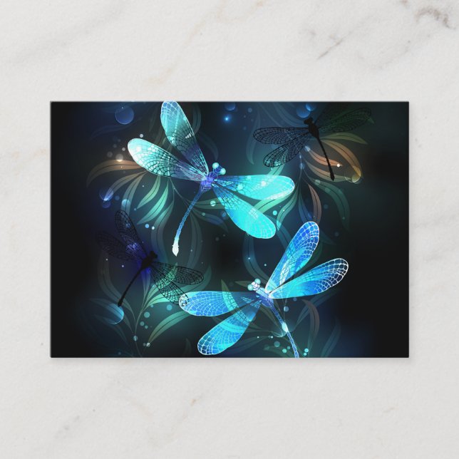 Tarjeta De Recomendación Dragonflies (Anverso)