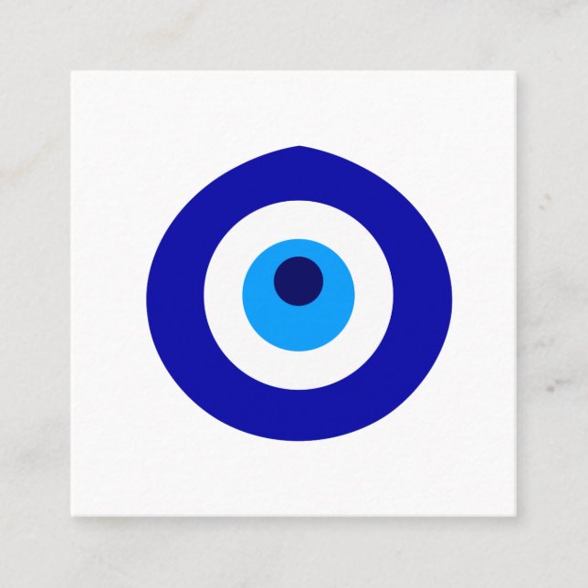 Tarjeta De Recomendación El amuleto turco llamó Nazar (Anverso)