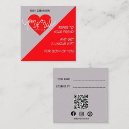 Tarjeta De Recomendación Entrenador Personal de Frecuencia Cardíaca Instruc