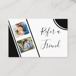 Tarjeta De Recomendación Fotógrafo moderno y profesional