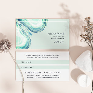 Tarjeta De Recomendación Geode de Seaglass