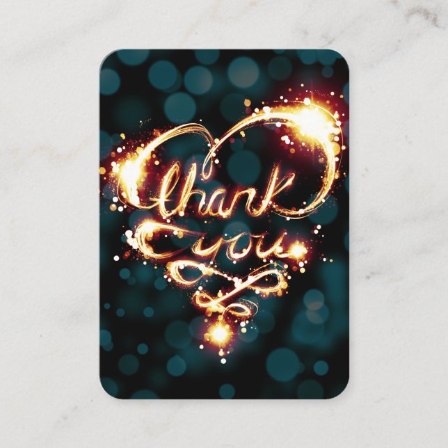 Tarjeta De Recomendación gracias ligero refieren un programa del amigo (Anverso)