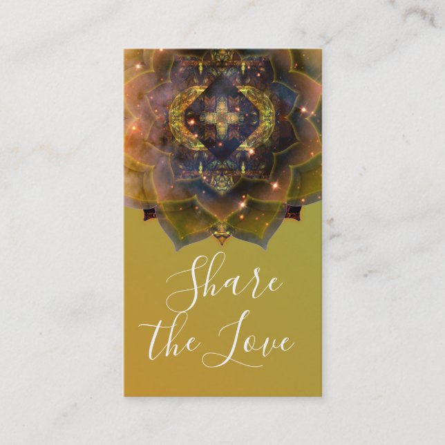 Tarjeta De Recomendación Gypsy Soul Mandala (Anverso)