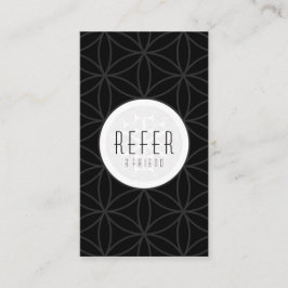 Tarjeta De Recomendación hacer referencia a una geometría sagrada de un ami