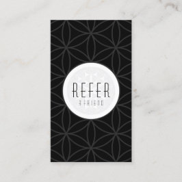 Tarjeta De Recomendación hacer referencia a una geometría sagrada de un ami
