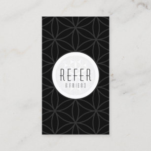 Tarjeta De Recomendación hacer referencia a una geometría sagrada de un ami