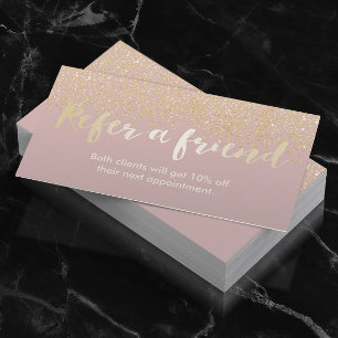 Tarjeta de recomendación   Moda Puntos de Confetti