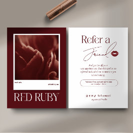 Tarjeta De Recomendación Modern Photo Business Referral Card