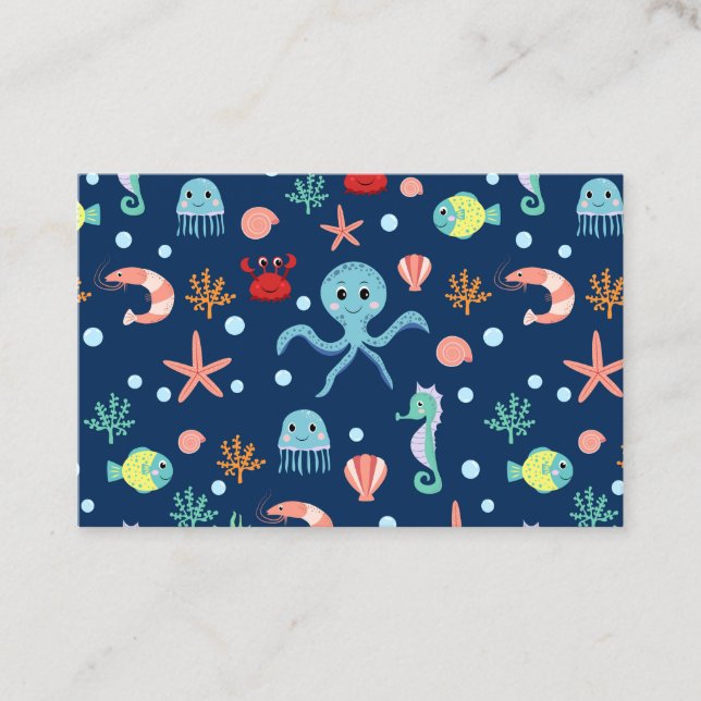 Tarjeta De Recomendación Mundo del Mar (Anverso)