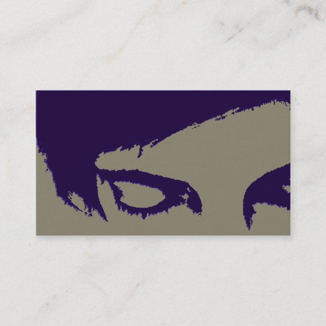 Tarjeta De Recomendación programa de referencia salon : estilo emo (Anverso)